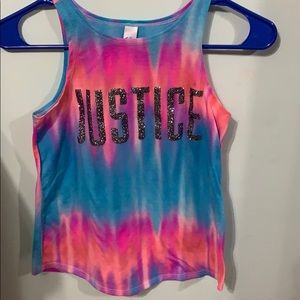 Justice Tie Dye Tank
